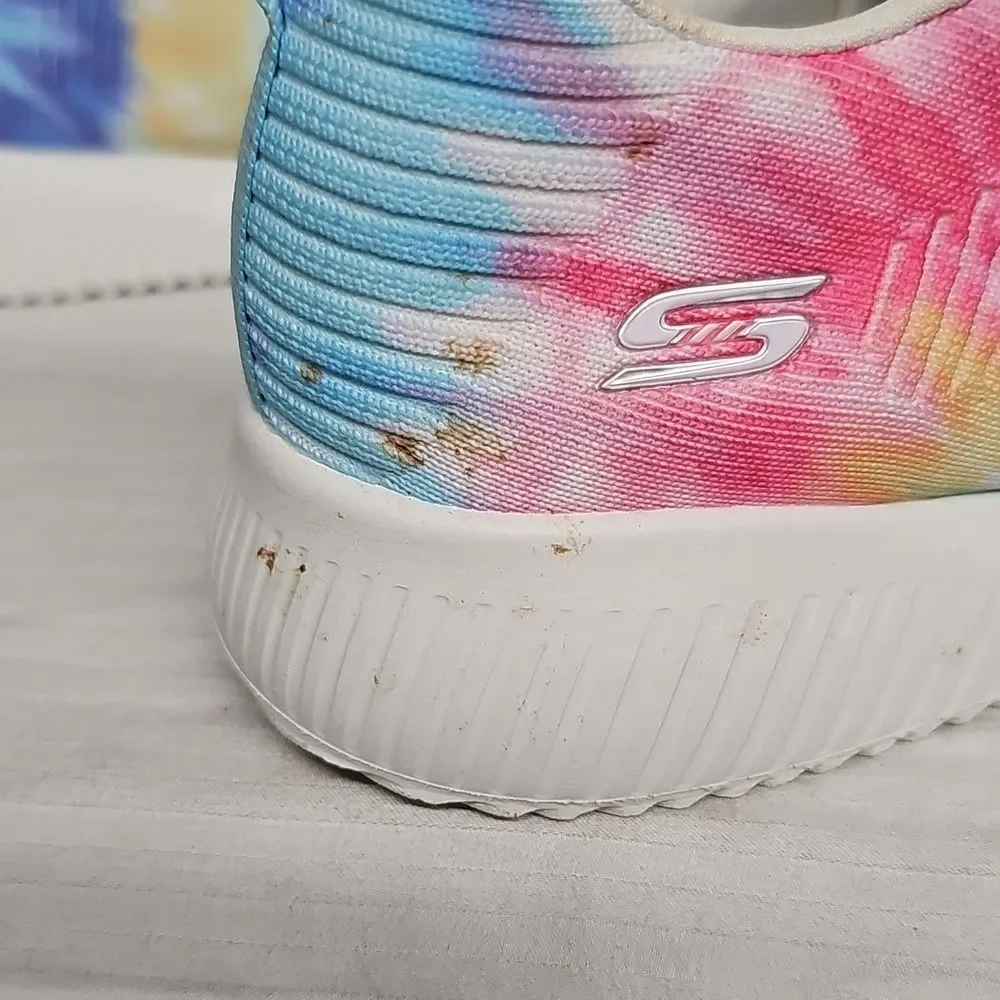 BOBS BY SKECHERS WOMENS TIE-DYE SNEAKERS BFPM-03-059